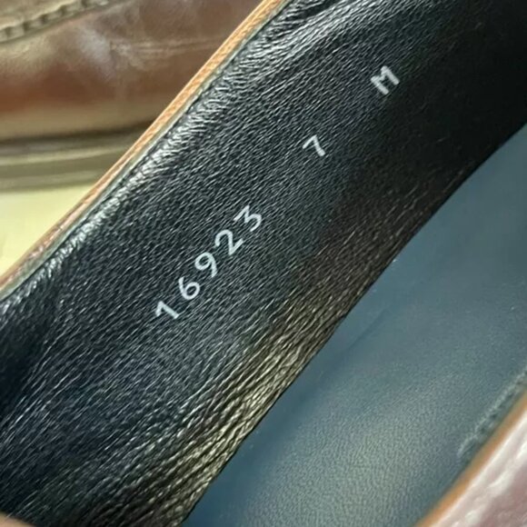 Magnanni Linea Merino 16923 Brown Leather Loafer Dress Shoes Slip On Men's 7 M - Picture 8 of 12